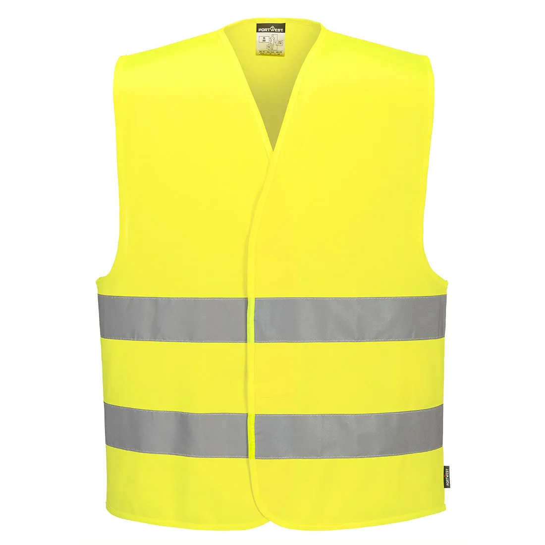 Gilet haute visibilité à bandes réfléchissantes horizontales