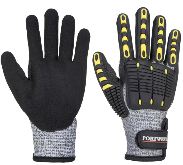 Gant anti-impact coupe niveau 5 nitrile PortWest A722