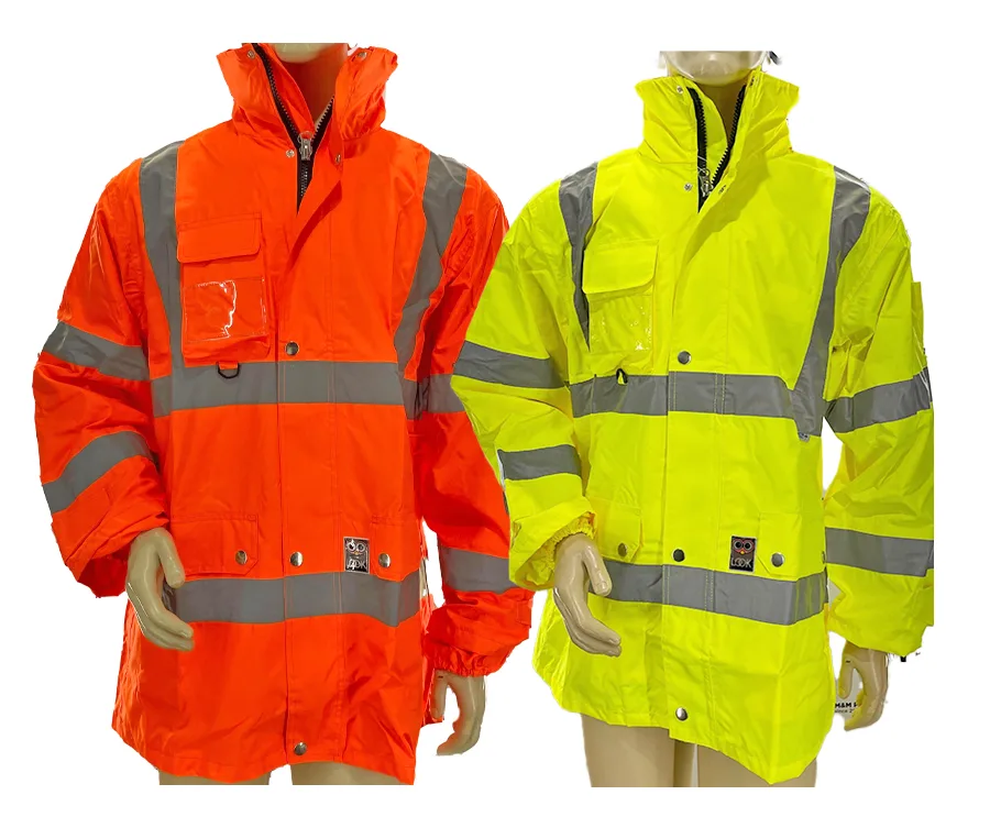 Veste HV imperméable capuche ergonomique SAF 605
