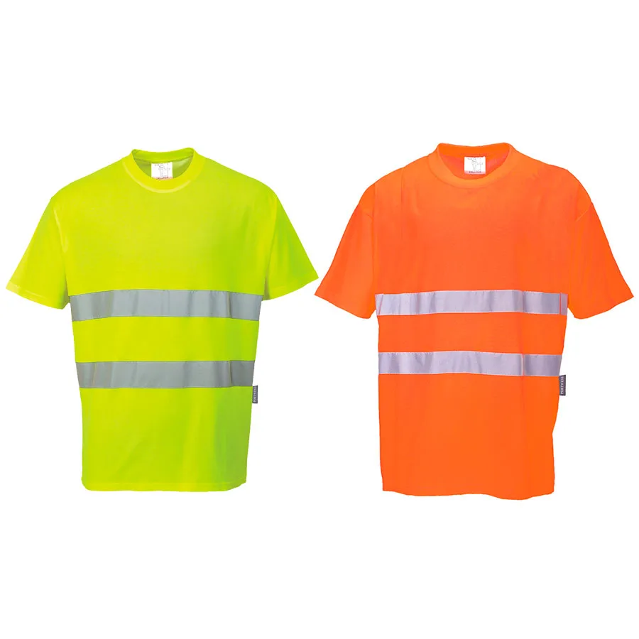 T-shirt coton confort HV PortWest S172