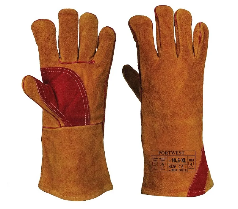 Guanto saldatore rinforzato 35 cm PortWest A530