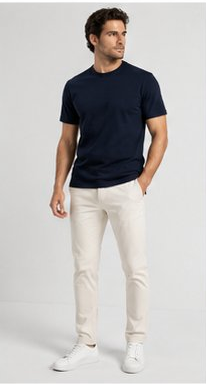 T-shirt jersey 100% coton homme