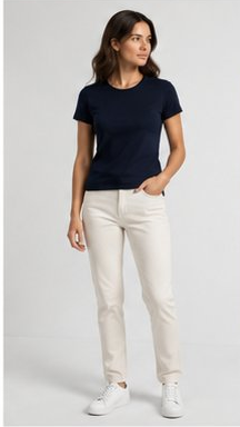T-shirt Jersey 100% coton femme
